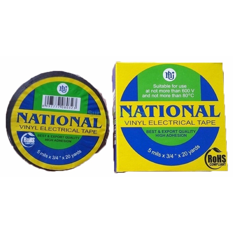 

Isolasi Listrik NATIONAL Vinyl Electrical Tape