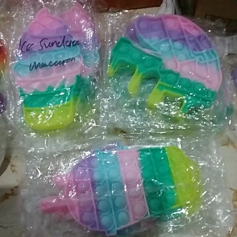 GROSIR POP IT MURAH Pop it pelangi popit makaron-2