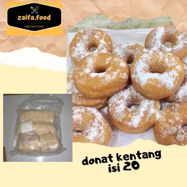 

Donat kentang mini isi 20 / donat frozen /