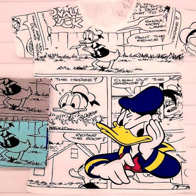 KAOS JUMBO DONAL COMIC XXXL OREENJY CUPCAKE {PRODUK TERBARU}