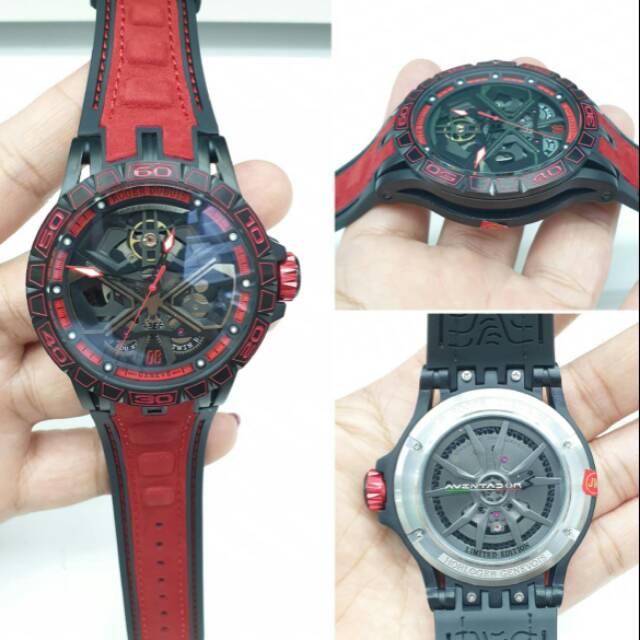 JAM TANGAN PRIA ROGER DUBUIS AVENTADOR AUTOMATIC GRADE AAA+ SUPER PREMIUM QUALITY