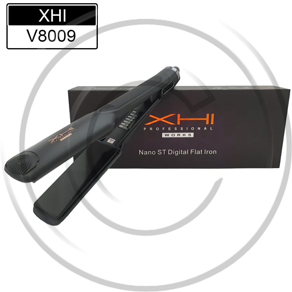 XHI / XHI-V8009 / Catokan Rambut 2in1 Plat Lebar Lurus