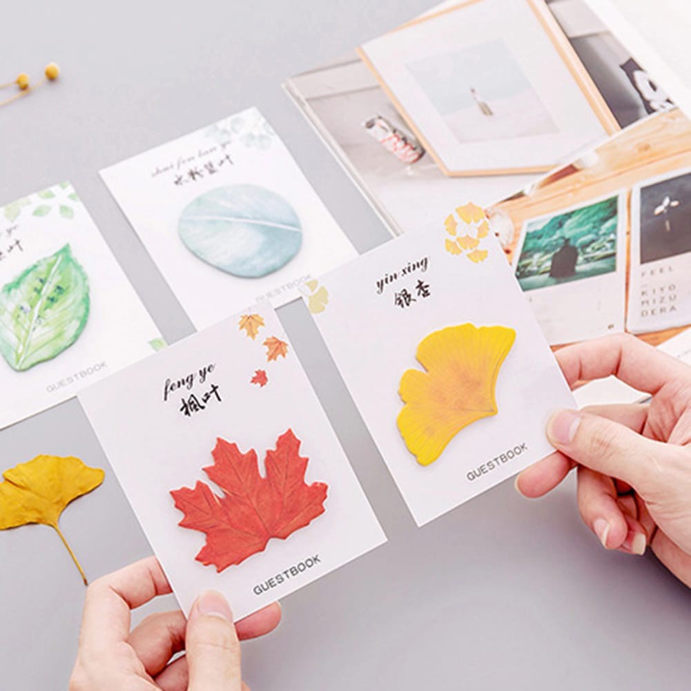 

[UBIMARU] LEAF COLLECTION Sticky Note Memo Tempel