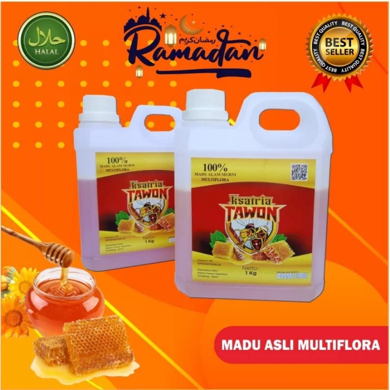 

Madu Murni Asli [1kg] Meningkatkan Imunitas dan Menjaga Vitalitas Kesehatan Badan