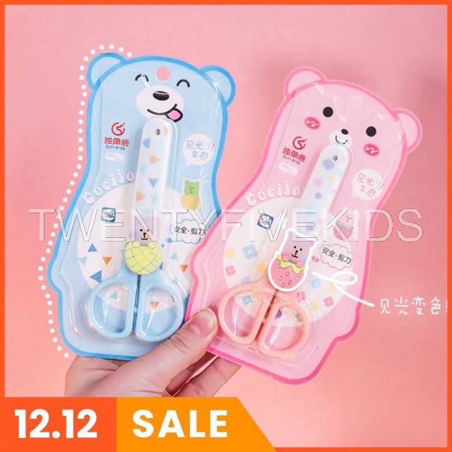 

TWENTYFIVEKIDS - NEW Gunting kertas karakter / Gunting kertas anak cute / Gunting kertas tutup