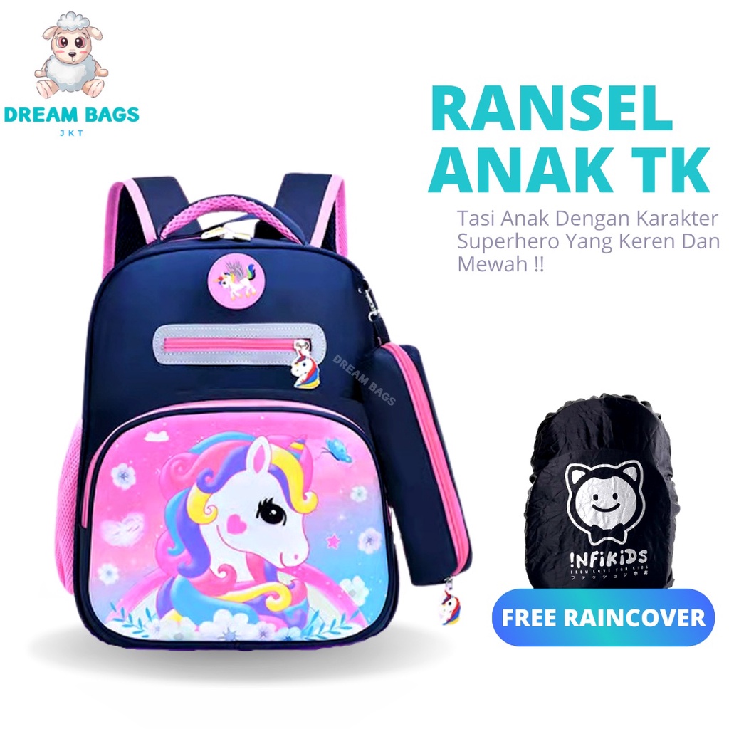 TAS SEKOLAH ANAK PEREMPUAN TK - TAS ANAK TK - TAS ANAK PEREMPUAN