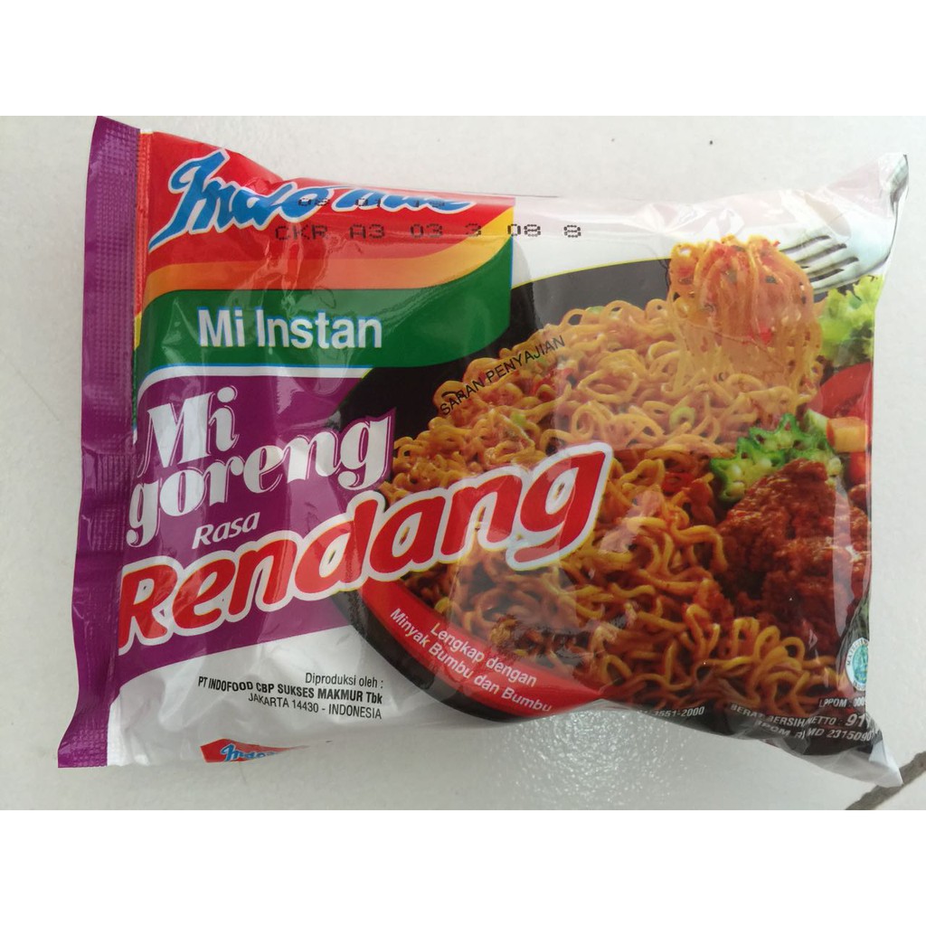 

Indomie Goreng Rendang - Netto 91gr