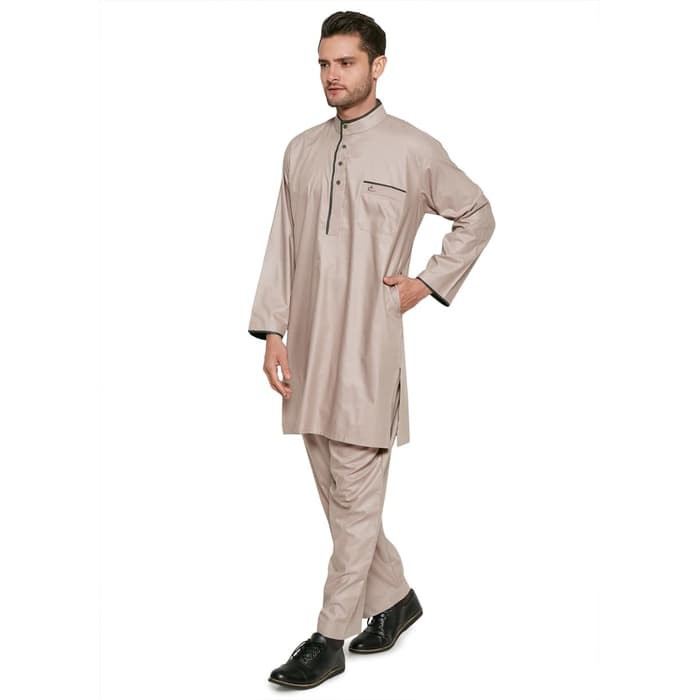 Terbaru Alnoor Remaja Bordir Kombinasi (Jubah Pria Impor Sau YR320 Setelan Pakaian  Asafi Al-Isra O