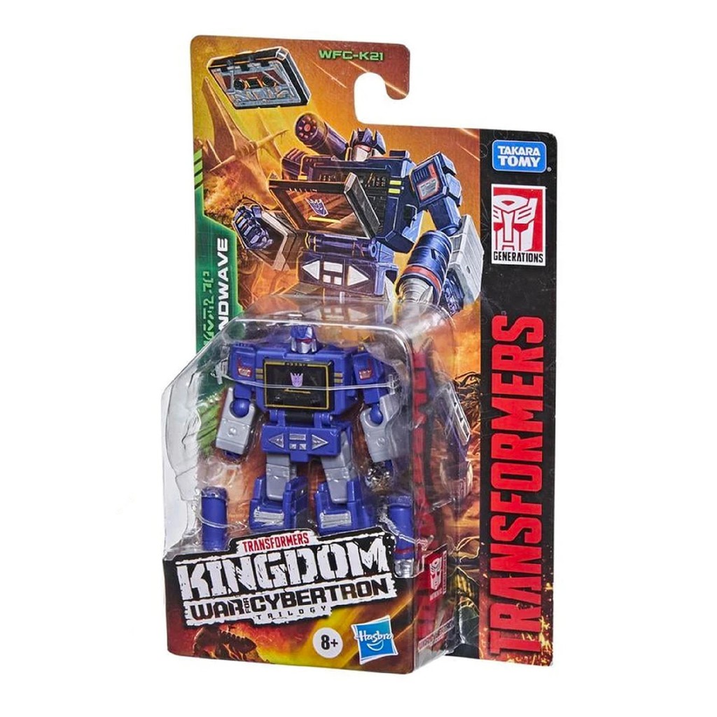 TRANSFORMERS War For Cybertron Kingdom Core Class Soundwave Figure