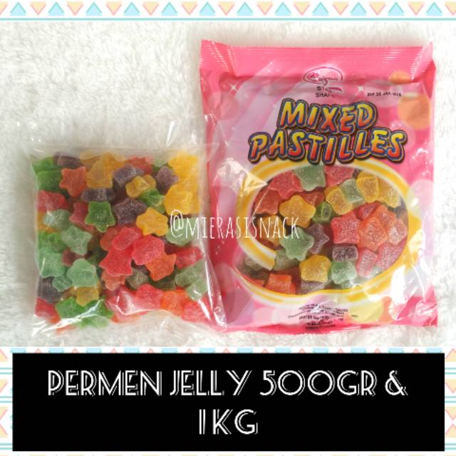 

Permen Jelly Mixed Pastilles 1kg | jelly candy | snack kiloan | makanan ringan enak murah