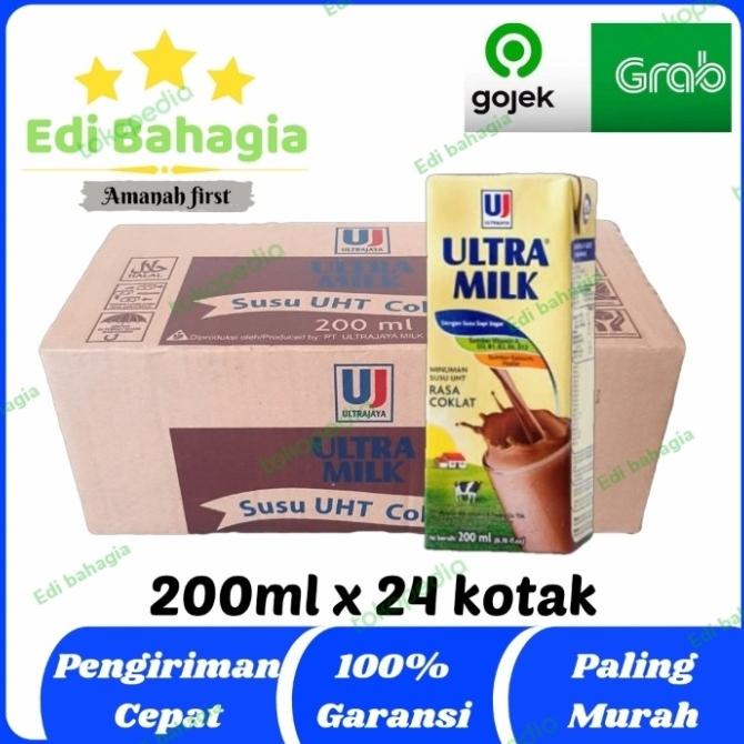 

(BISA COD) Susu Ultra Milk Coklat 200 mL Box (1 Box = 24 Pcs) GRATIS ONGKIR Kode 1297