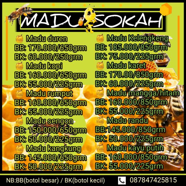 

madu sokah