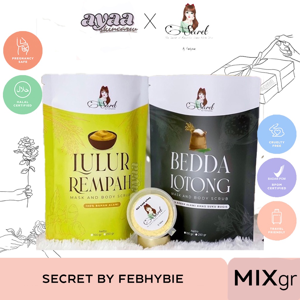 [OFFICIAL] FEBHYBIEE BEDAK LOTONG LULUR REMPAH BEDDA LOTONG SECRET BY FEBHYBIE