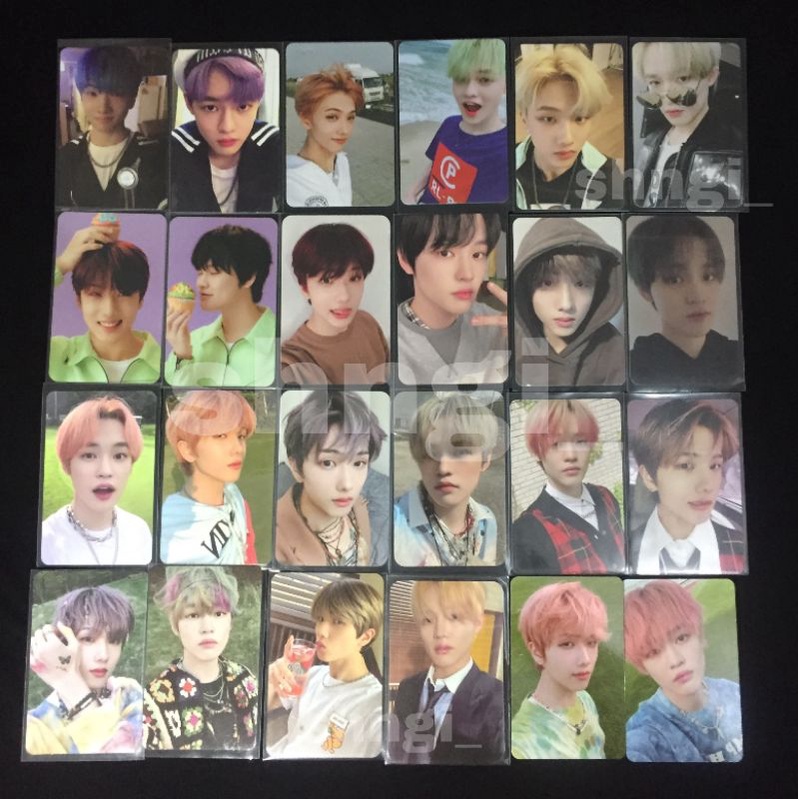 photocard chenle jisung kinho epoxy photopack nabi(baca desk)