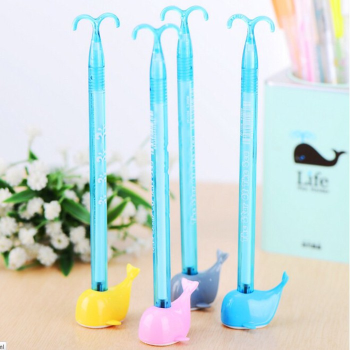 

SALE!!! TERLARIS!!! Pulpen Gel Berdiri Ikan Paus 0.38mm UNIK