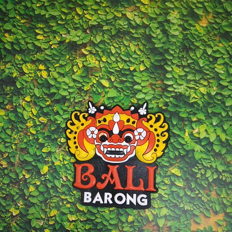 MAGNET KARET KEPALA BARONG