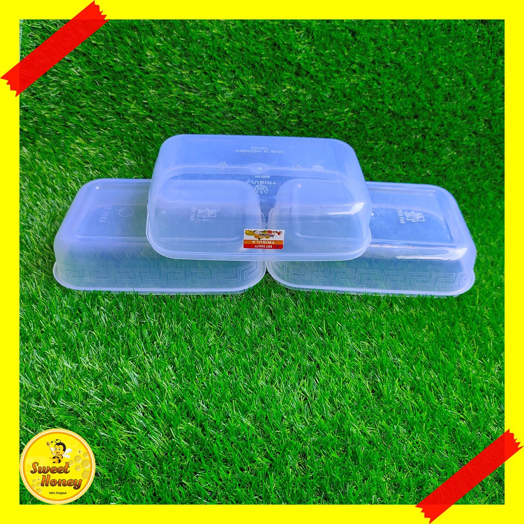 KOTAK MAKANAN PLASTIK EX BOX DURIAN PANCAKE 900 ML