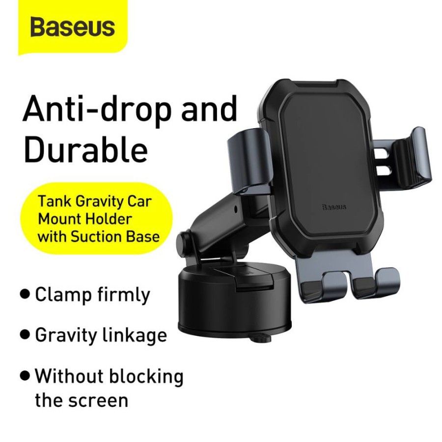 Baseus Tank Gravity Car Mount Phone Holder Dudukan Hp Dashboard Mobil