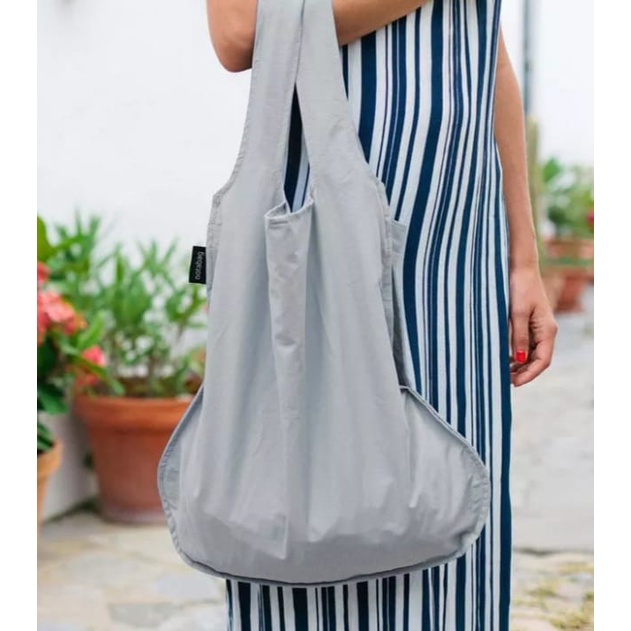 tas wanita Tote Totebag Lipat ransel Selempang terkini - Notabag drawstring lipat polos