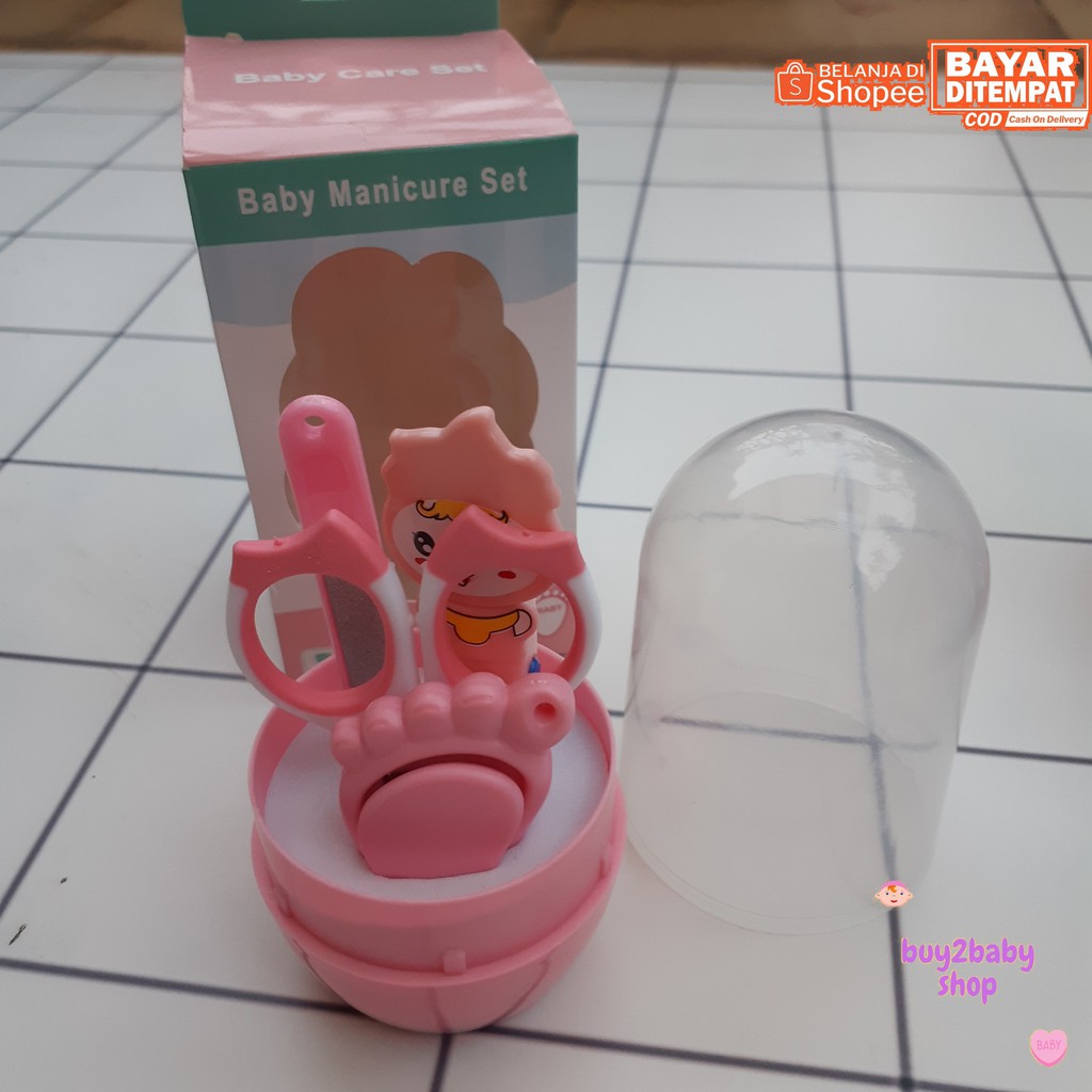 Set perawatan anak 4 in 1 (Perawatan Kuku + Telinga) Care Kit