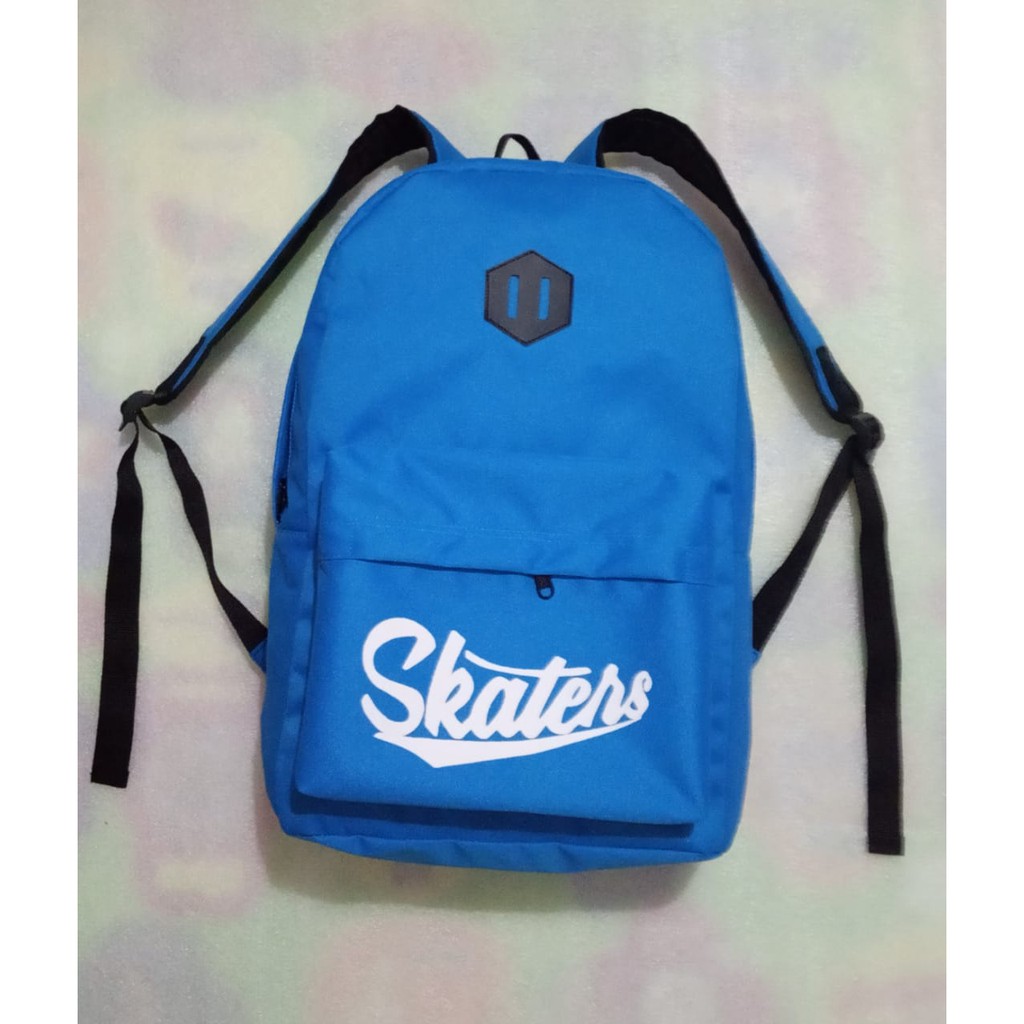TAS RANSEL DISTRO SKATERS PRIA&WANITA-TAS SEKOLAH-biru turkis