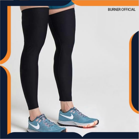 Manset KAKI PANJANG pelindung betis leging anti uv pelindung kaki voli volly badminton sepeda gowes