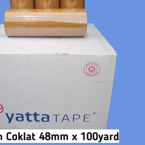 

☑ Lakban Yatta Tape/Merah/Coklat 100 Yard (Slop @ 6 Roll) ✴