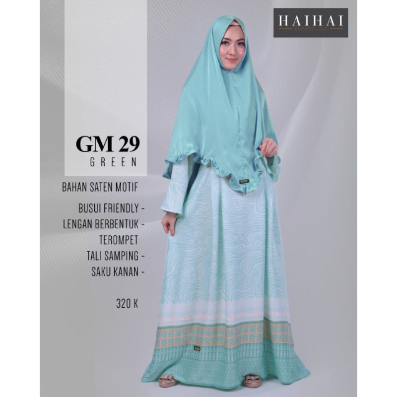 GAMIS HAI-HAI DISKON GM 29 HIJAU TOSCA