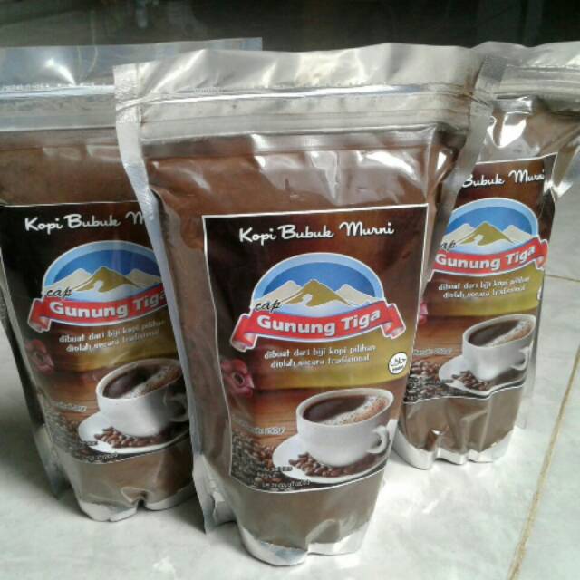 

Kopi Bubuk Murni Cap Gunung Tiga