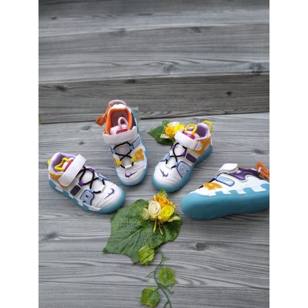 sepatu model jordan airmore uptempo/sepatu anak cewe, cowo/ sneakers anak/ sepatu impor/ modelnik4.