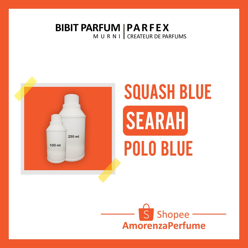 SQUASH BLUE BIBIT PARFUM PARFEX ORIGINAL TANPA CAMPURAN / BIBIT PARFUM / BIBIT MINYAK WANGI