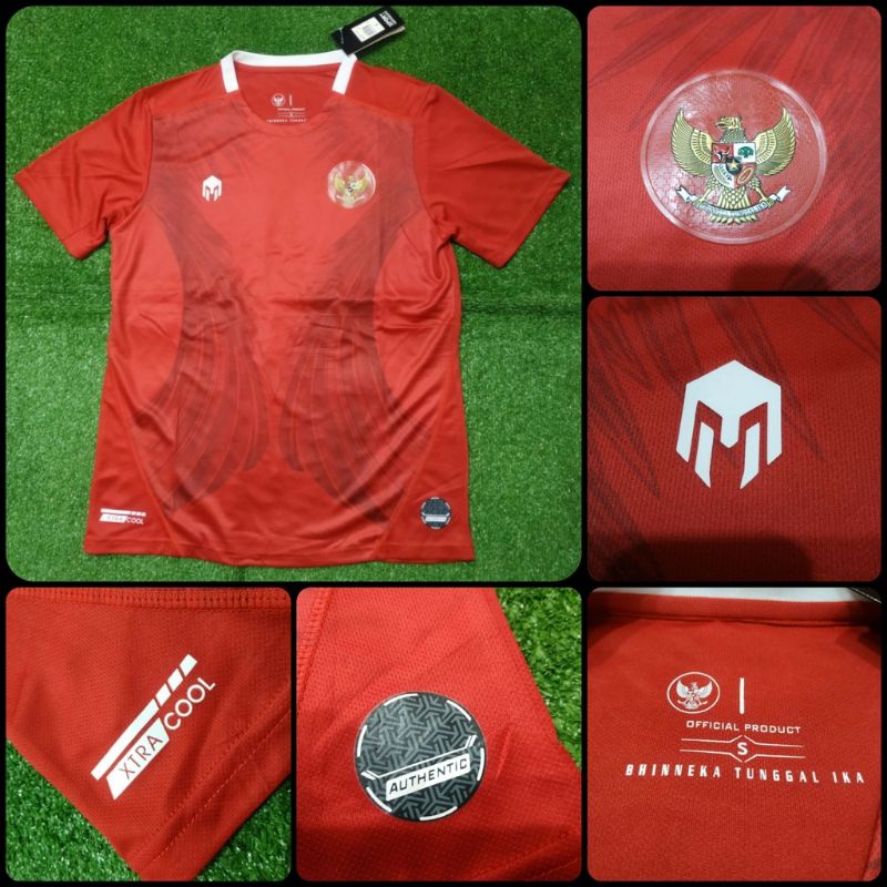 JERSEY BAJU BOLA TIMNAS INDONESIA TERBARU HOME 2021 2022 GRADE ORI OFFICIAL