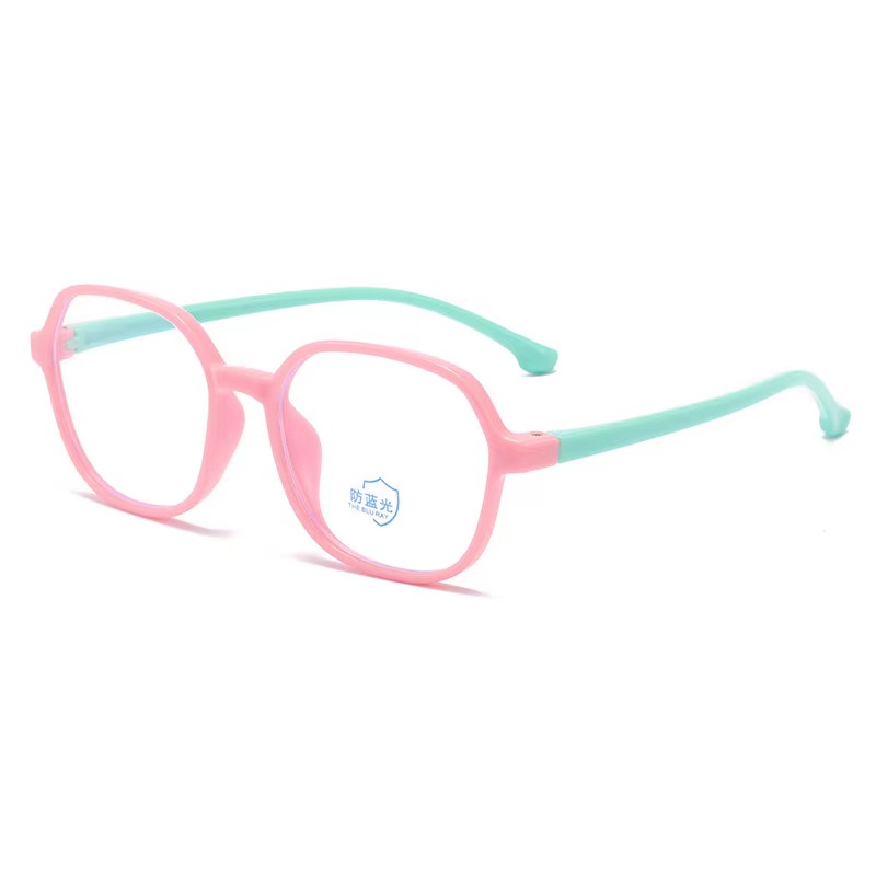 (Rowling)Kacamata Anak NewTrend Silikon/Fashion Anak Unisex Terbaru anti radiasi  Blue Light High Quality Import-Ka-182 Pink-Tosca