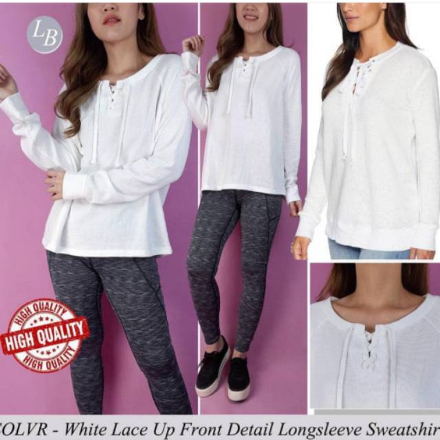 New Original S Oliver Lace Up Sweater