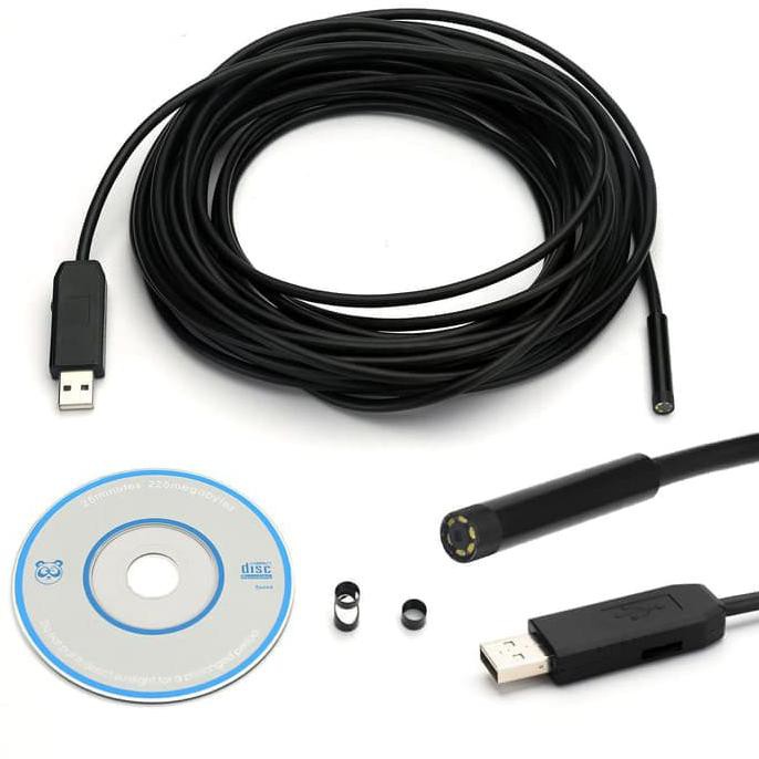 Terlaris Endoscope Camera Android Waterproof Mini Spy Camera Kabel USB 2M Baru
