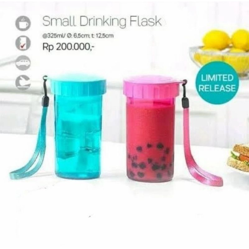 tupperware small drinking flask - botol minum - botol air minum