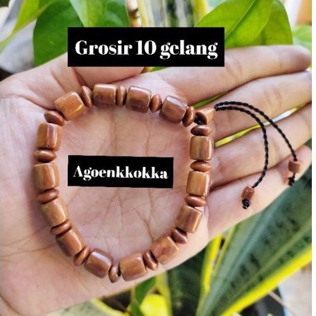 Grosir 10 pcs Gelang kokka mardjan halat kima 1 coklat