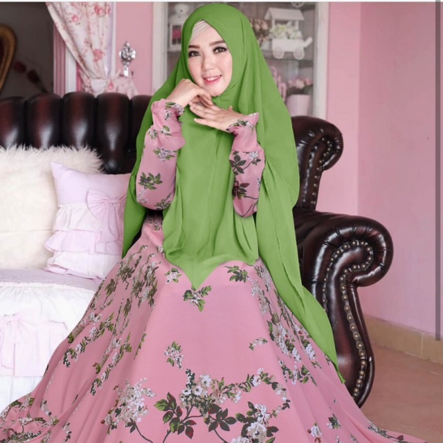 GAMIS SYARI NEW LISA PINK SERIES