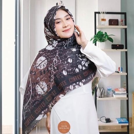 [CL217] Hijab syari jumbo| jilbab Segi Empat Motif Printing | Syar i Scarf Voal Premium Etnik Series ukuran 140 x140 lxrn800