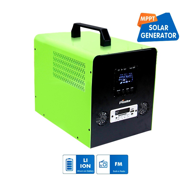 KENIKA SOLAR GENERATOR PORTABLE 500W MPPT PIM500-LI Built-in Baterai Lithium 12.8V 50Ah, 30A