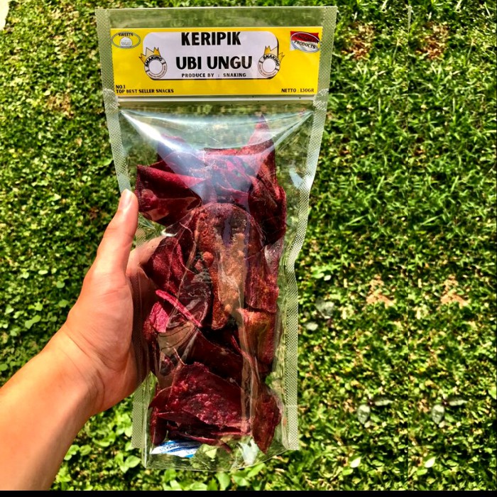 

KERIPIK UBI UNGU ALA SNAKING Netto 130gr
