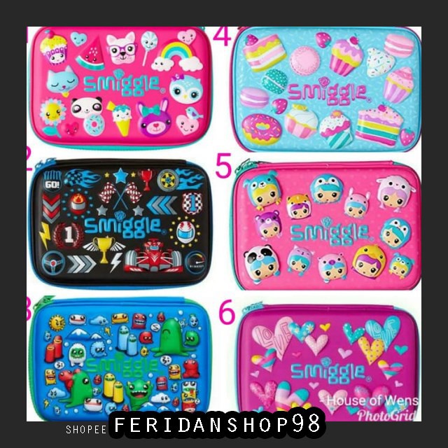 

BT681 SMIGGLE HARDTOP PENCIL BEST CASE KOOKY - TEMPAT PENSIL SMIGGLE - BIRU BY FERIDANSHOP98
