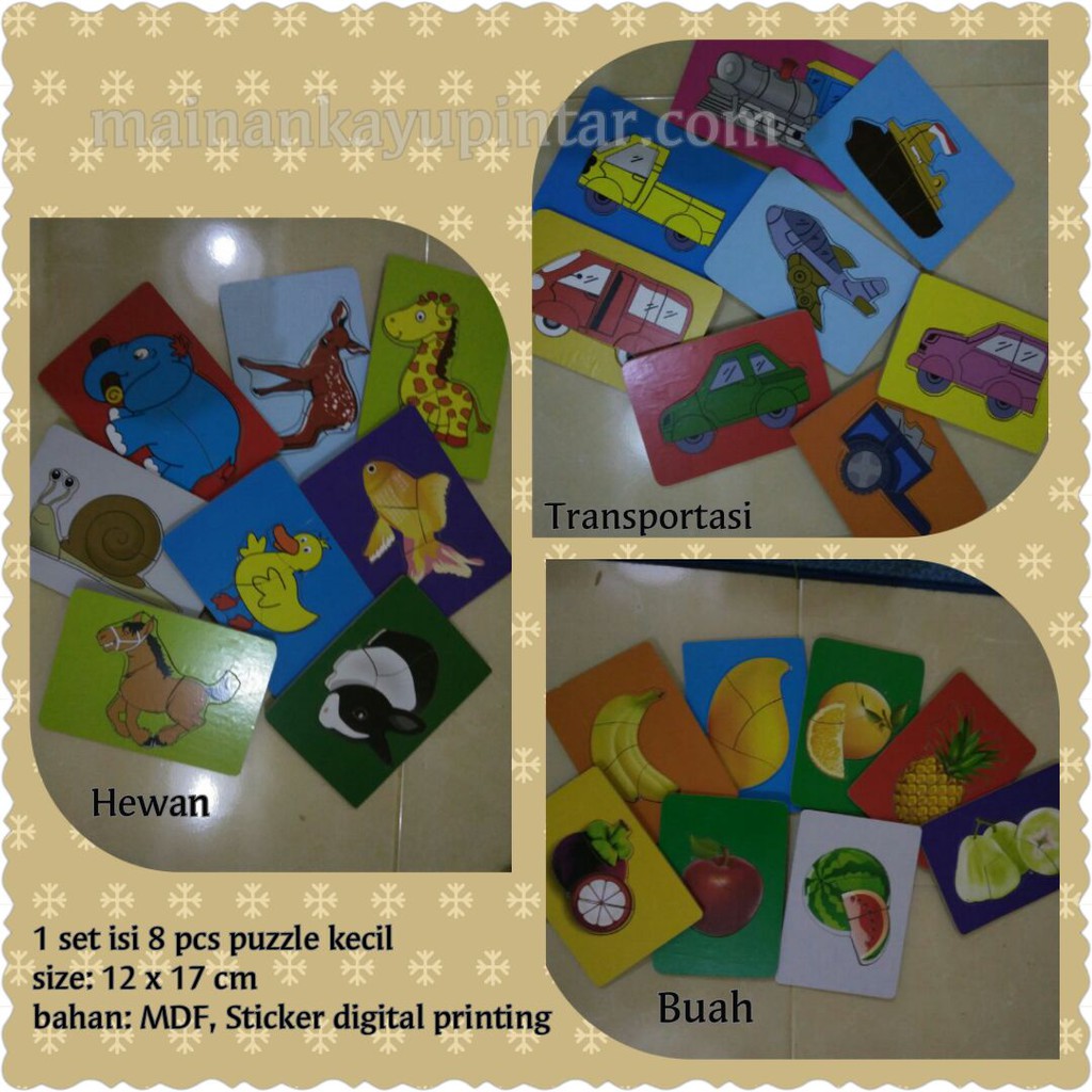 Paket Puzzle Seri (Isi 8 Pcs)