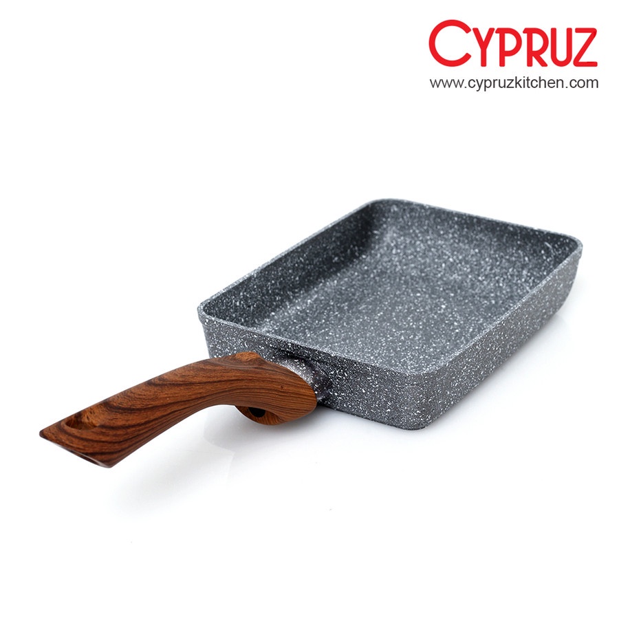 Cypruz Ceramic Tamagoyaki Pan / Wajan Telur Anti Lengket - 13 x 18 cm