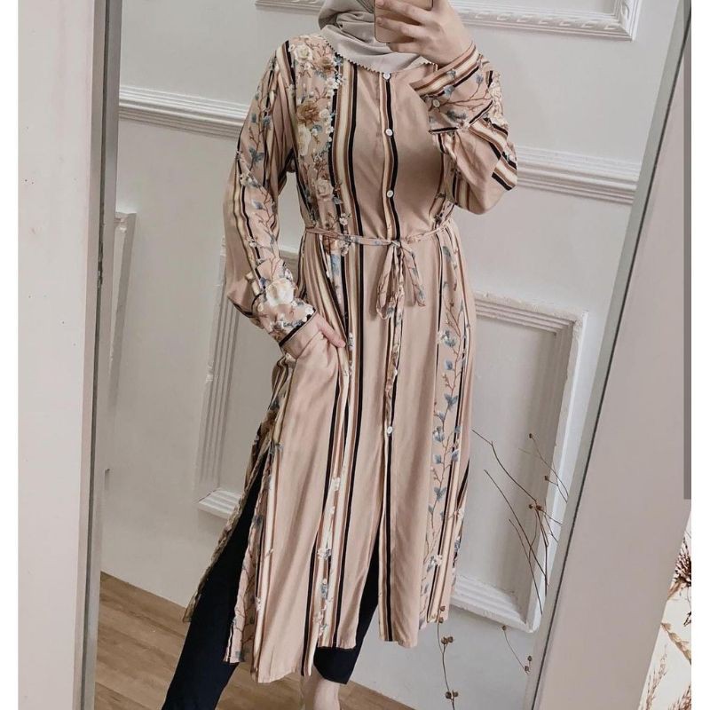 KAUSHI TUNIK LONG BAHAN GUARDIAN PREMIUM RAYON
