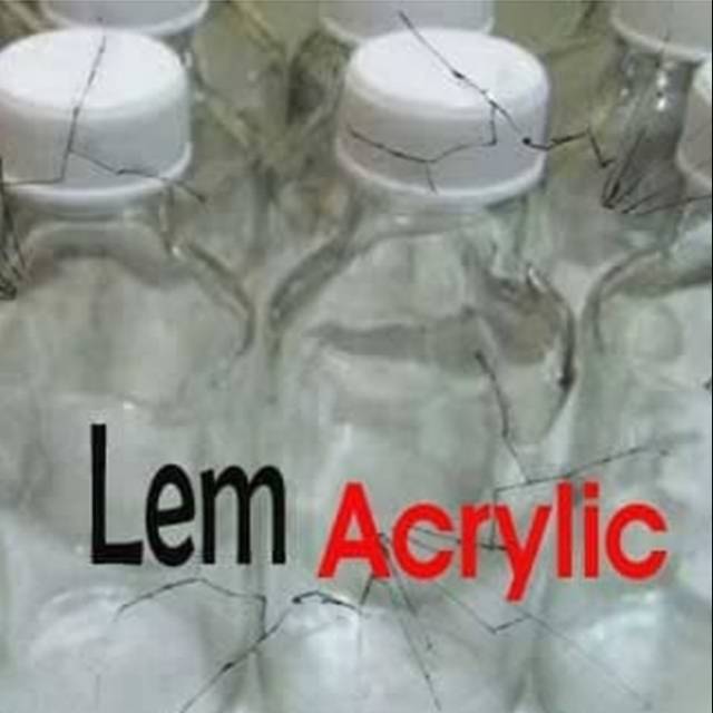 

RB Lem Acrylic 100ml cair dan jarum