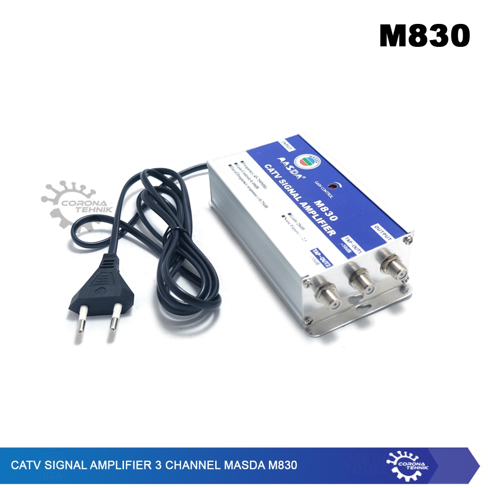 Masda M830 - CATV Signal Amplifier 3 Channel