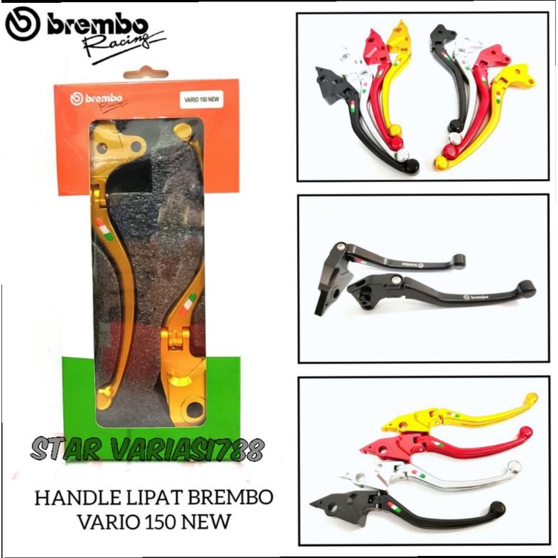 Hendle rem hendle lipat cnc Vario 150 new set kanan kiri