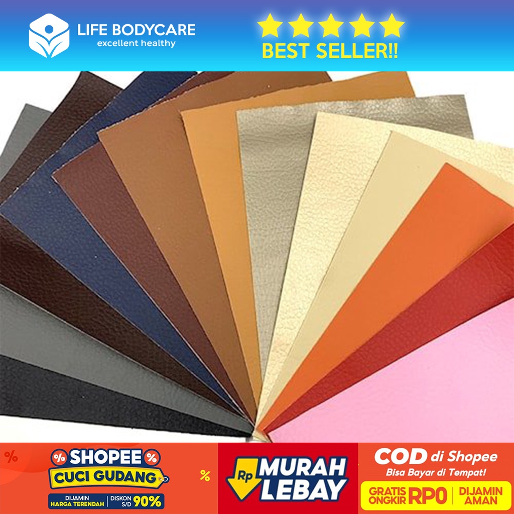 

Sticker Stiker leather bahan kulit berkualitas import untuk sofa - Life Bodycare