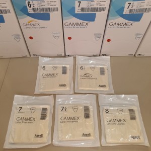 Sarung Tangan Steril Ansell Gammex Latex Textured free Powder